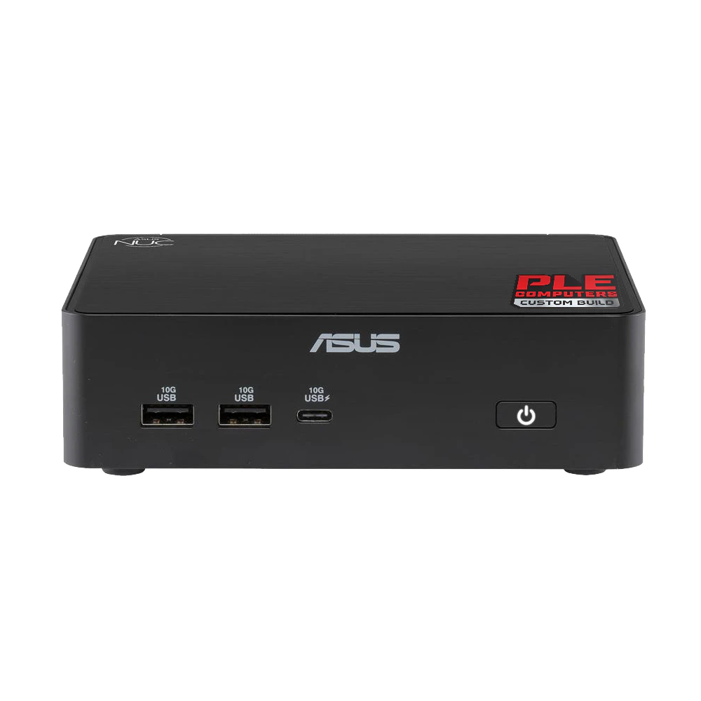 A large main feature product image of PLE Mini PC Intel Core 5 210H Pro 16GB/1TB Prebuilt Ready To Go
