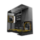 A small tile product image of EX-DEMO Geometric Future Model 5 - Mid Tower Glass Case (Black/Grey)