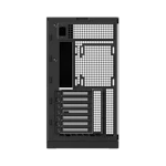 A small tile product image of EX-DEMO Geometric Future Model 5 - Mid Tower Glass Case (Black/Grey)