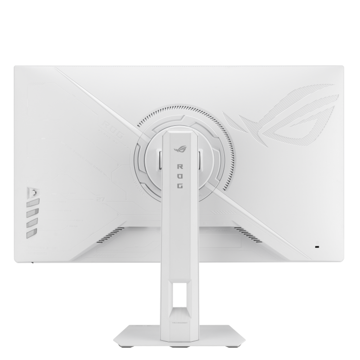A large main feature product image of ASUS ROG Strix XG27ACSR Gen2 27" 1440p 220Hz OC 0.3ms Fast IPS Gaming Monitor - White