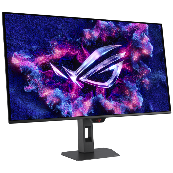 A large main feature product image of ASUS ROG Strix OLED XG32UQWMS - 32" 4K 2160p 240Hz / FHD 480Hz 0.03ms Gaming Monitor