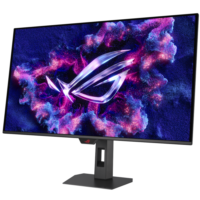 A large main feature product image of ASUS ROG Strix OLED XG32UQWMS - 32" 4K 2160p 240Hz / FHD 480Hz 0.03ms Gaming Monitor