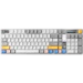 A product image of Qwertykeys QK100 Mk2 Prebuilt Wireless Mechanical Keyboard - Radiant Silver
