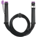 A product image of ASUS ROG Equalizer 12VHPWR Sleeved Cable - Black