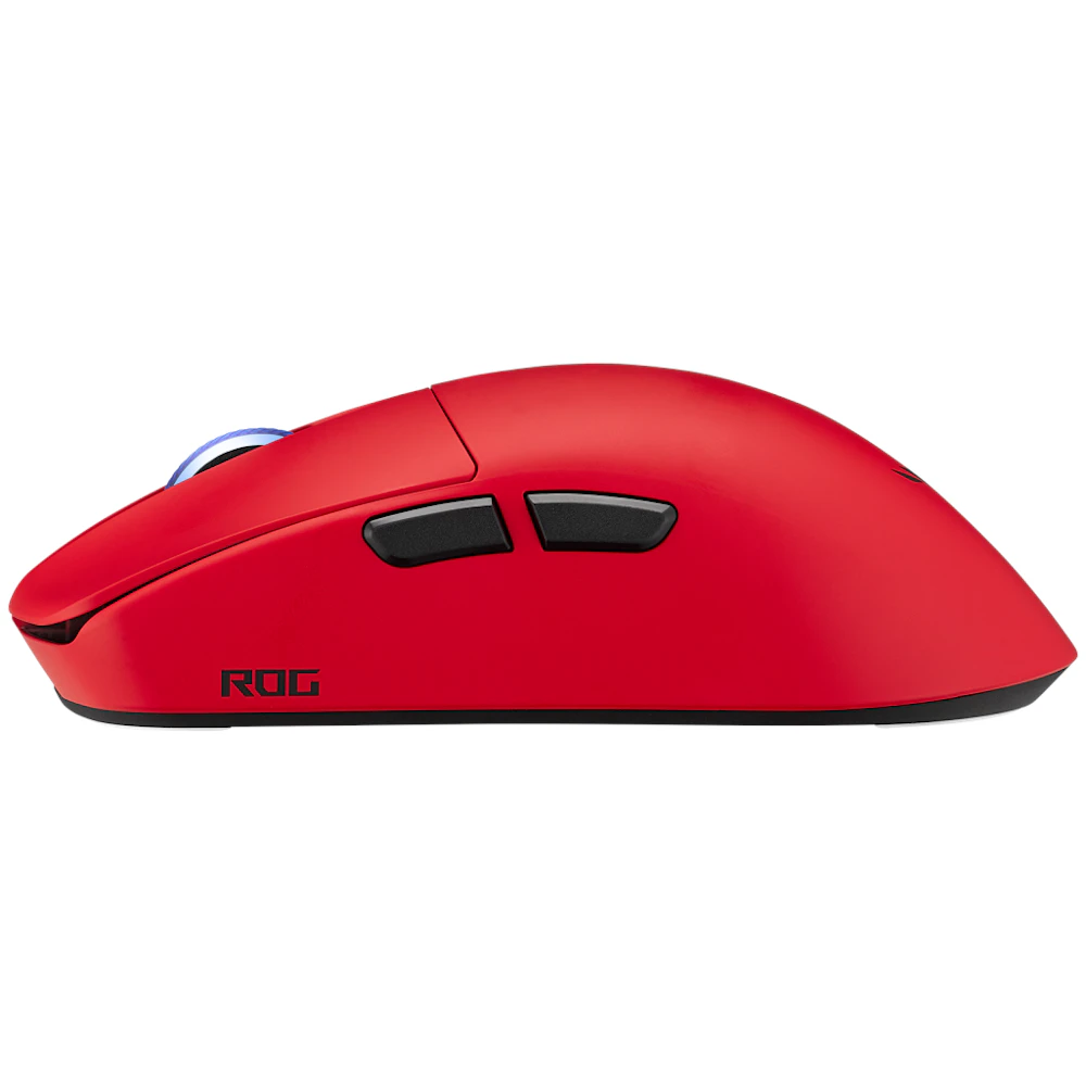 A large main feature product image of EX-DEMO ASUS ROG Harpe II Ace 48g Gaming Mouse - Red