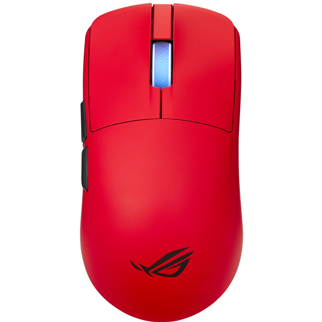 A large main feature product image of EX-DEMO ASUS ROG Harpe II Ace 48g Gaming Mouse - Red