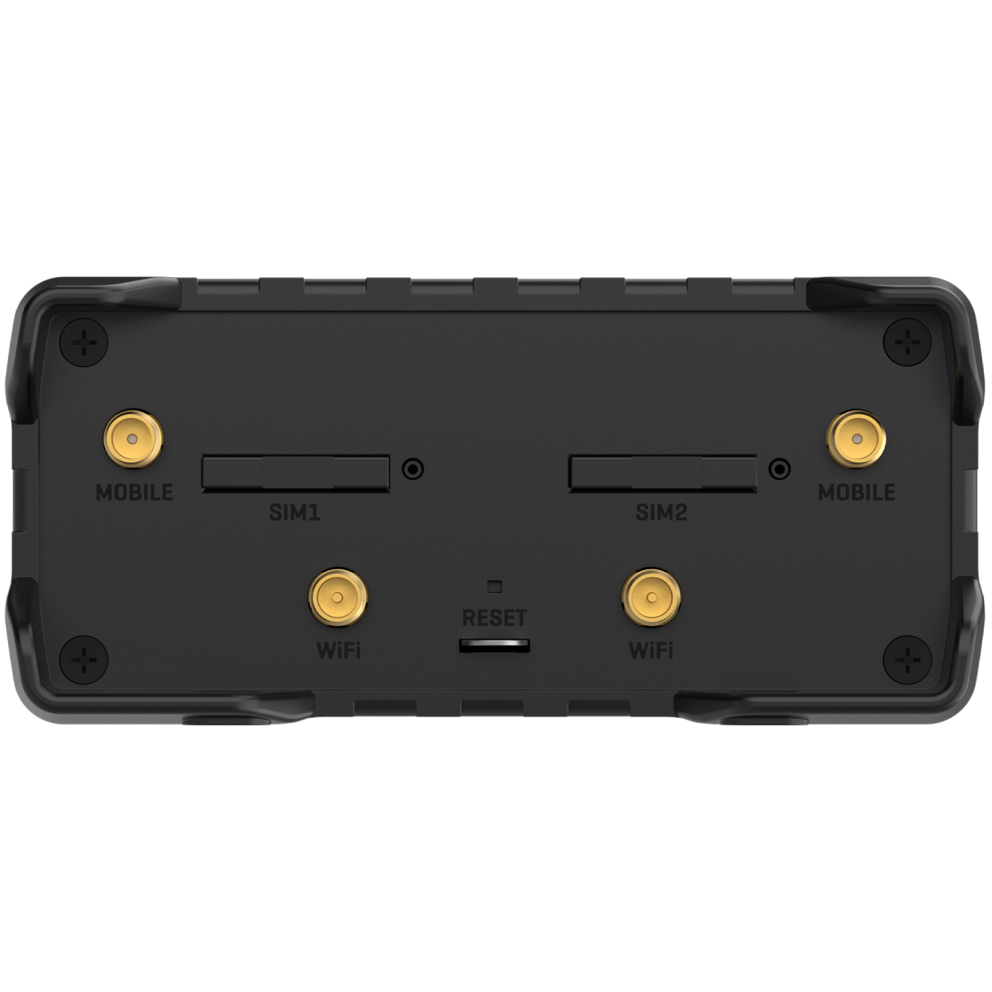 A large main feature product image of Teltonika RUT951 Industrial PoE+ Dual Sim Cellular Router