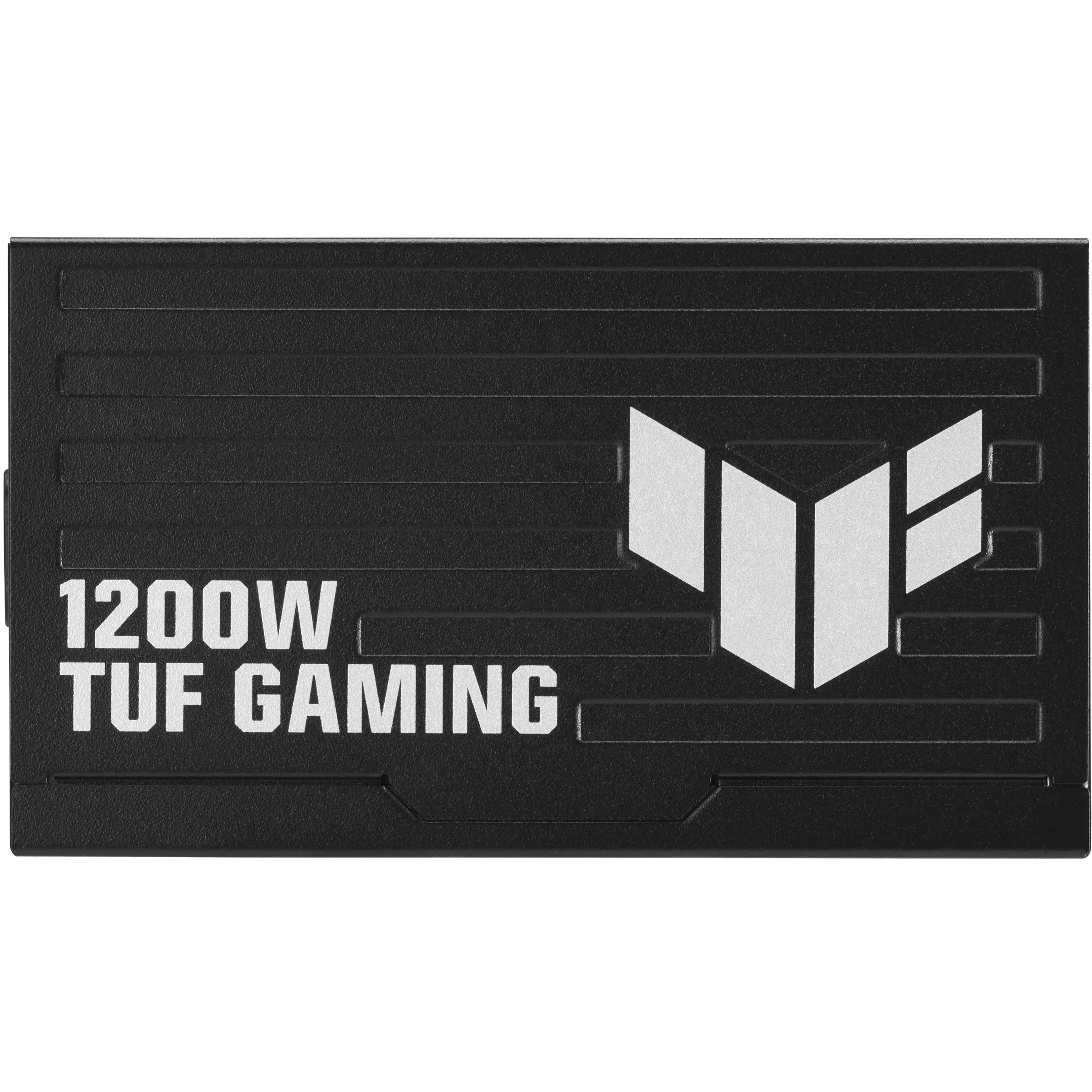 A large main feature product image of ASUS TUF Gaming 1200W Platinum PCIe 5.1 Modular PSU