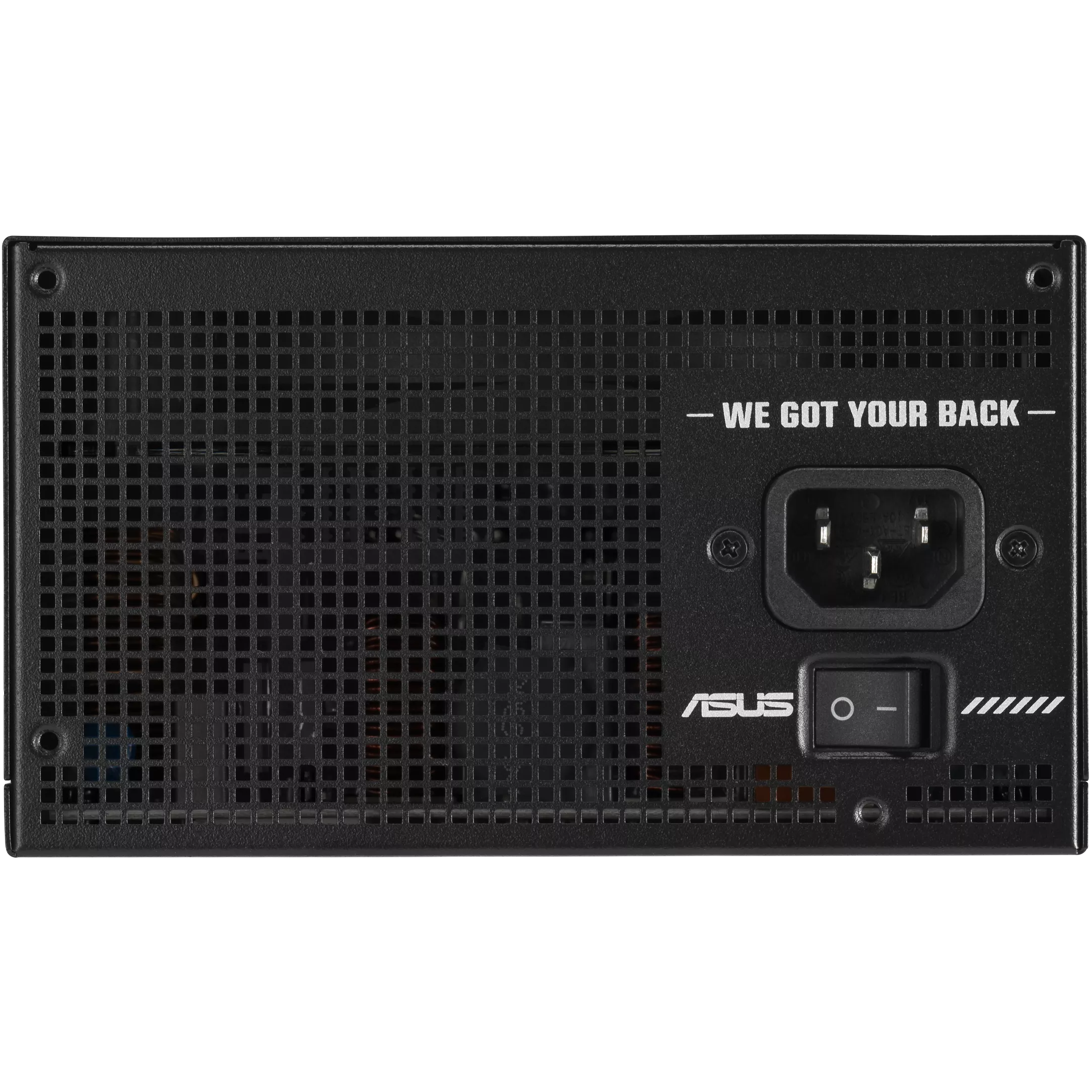 A large main feature product image of ASUS TUF Gaming 1200W Platinum PCIe 5.1 Modular PSU