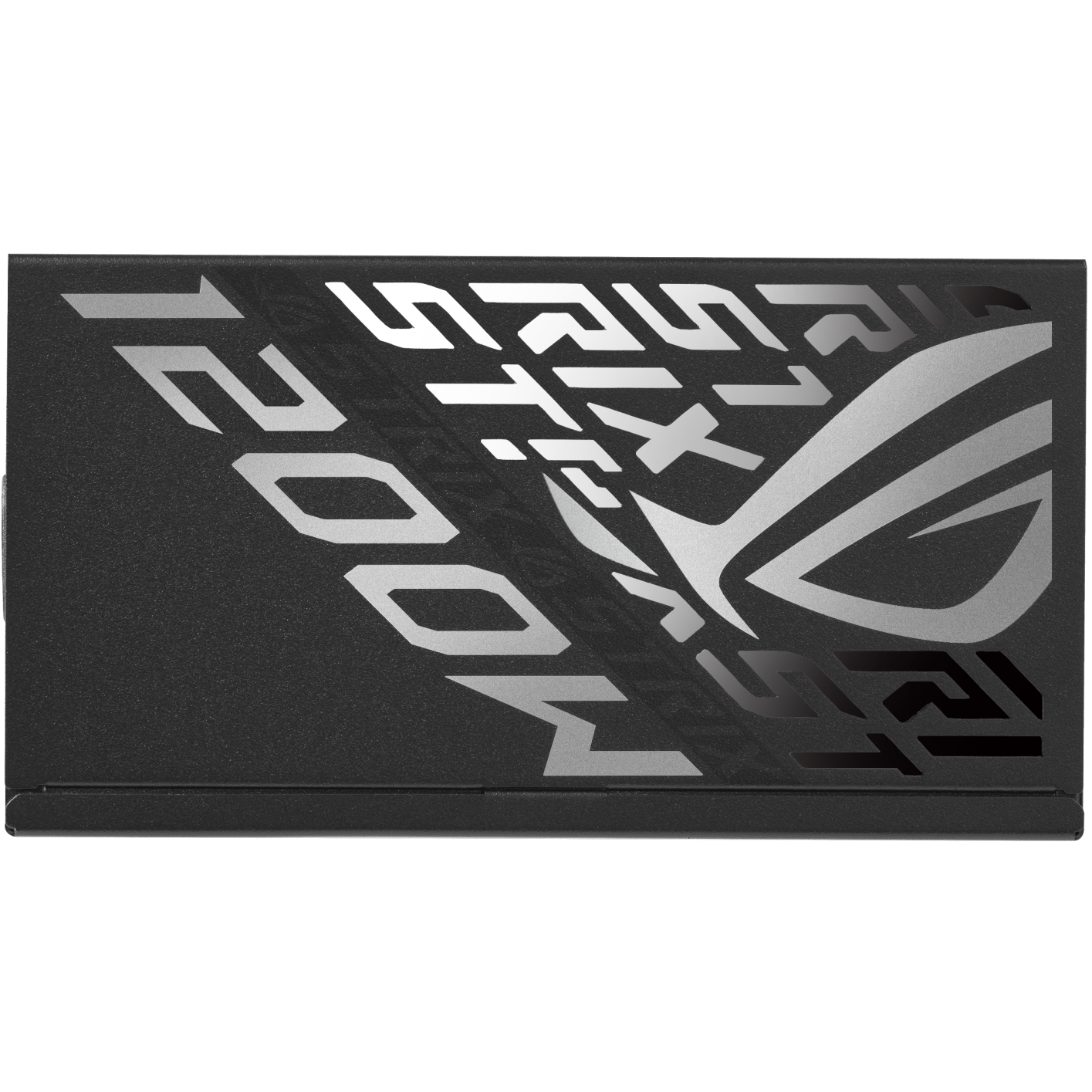 A large main feature product image of ASUS ROG Strix Gaming Evo 1200W Platinum PCIe 5.1 Modular PSU w/ Equalizer Cable