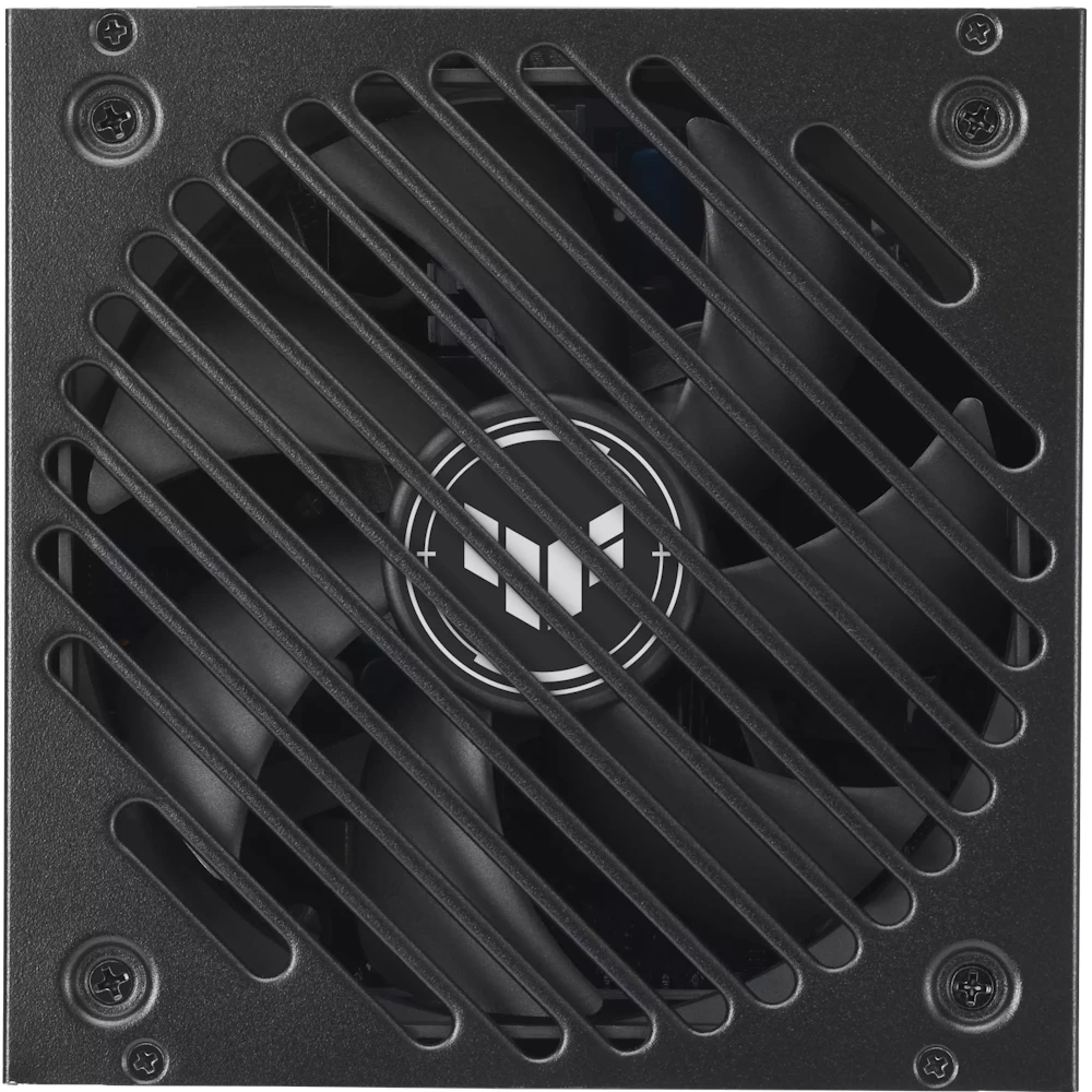 A large main feature product image of ASUS TUF Gaming Evo 1200W Gold PCIe 5.1 Modular PSU