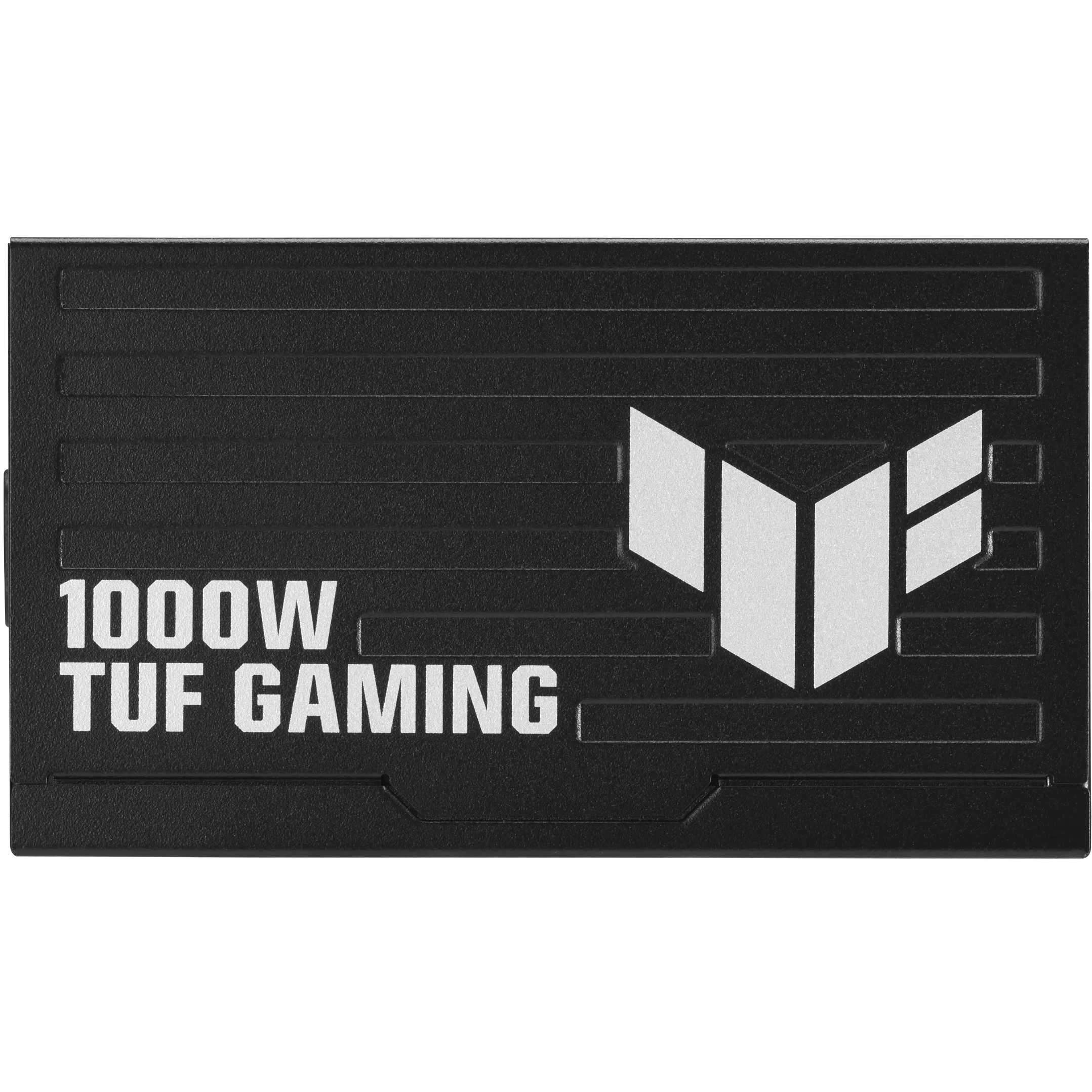 A large main feature product image of ASUS TUF Gaming 1000W Platinum PCIe 5.1 Modular PSU