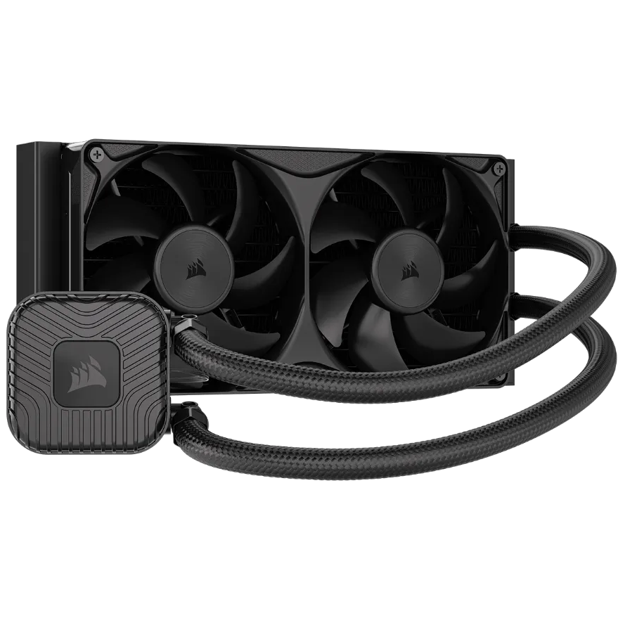 A large main feature product image of Corsair NAUTILUS II 240 RS - 240mm AIO Liquid CPU Cooler (Black)