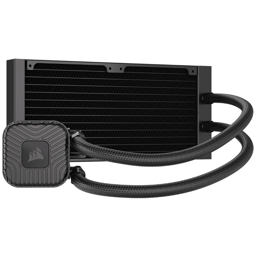A large main feature product image of Corsair NAUTILUS II 240 RS - 240mm AIO Liquid CPU Cooler (Black)
