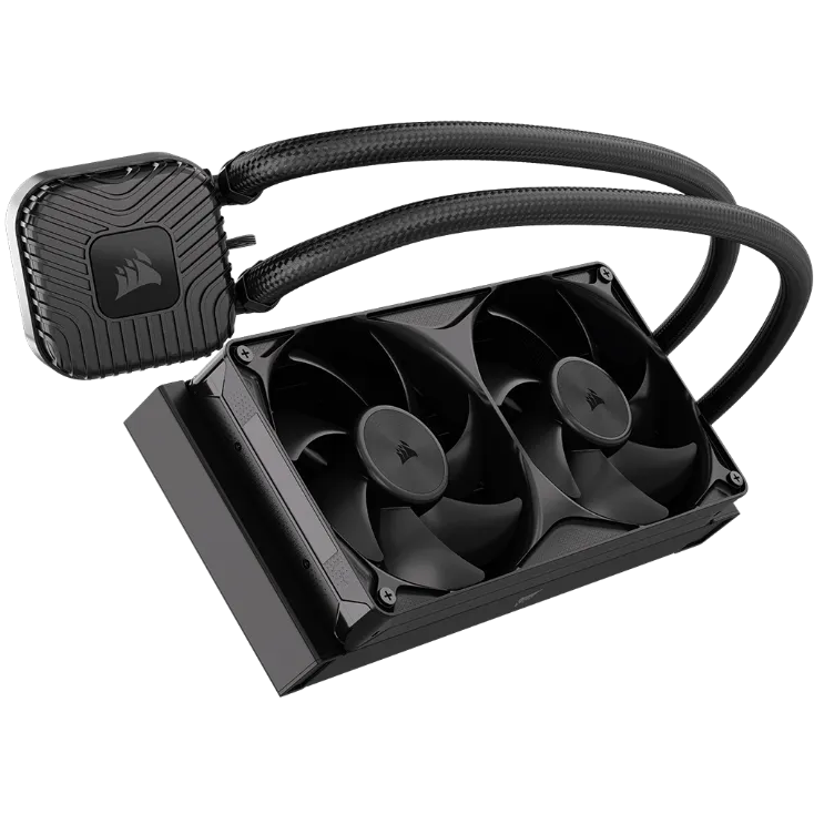 A large main feature product image of Corsair NAUTILUS II 240 RS - 240mm AIO Liquid CPU Cooler (Black)