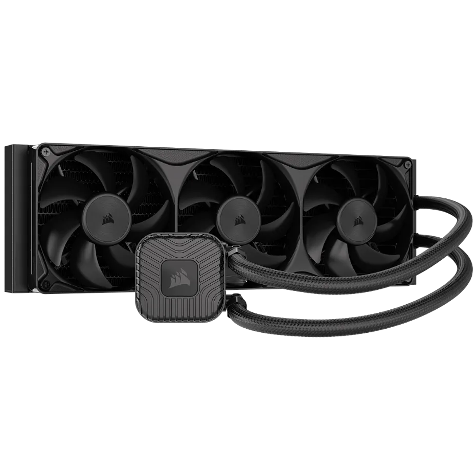 A large main feature product image of Corsair NAUTILUS II 360 RS - 360mm AIO Liquid CPU Cooler (Black)