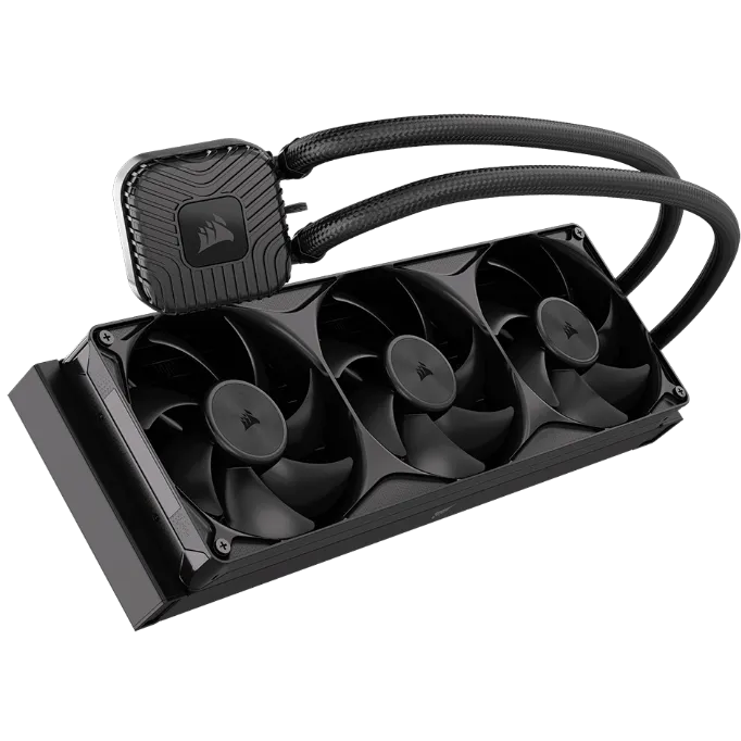 A large main feature product image of Corsair NAUTILUS II 360 RS - 360mm AIO Liquid CPU Cooler (Black)
