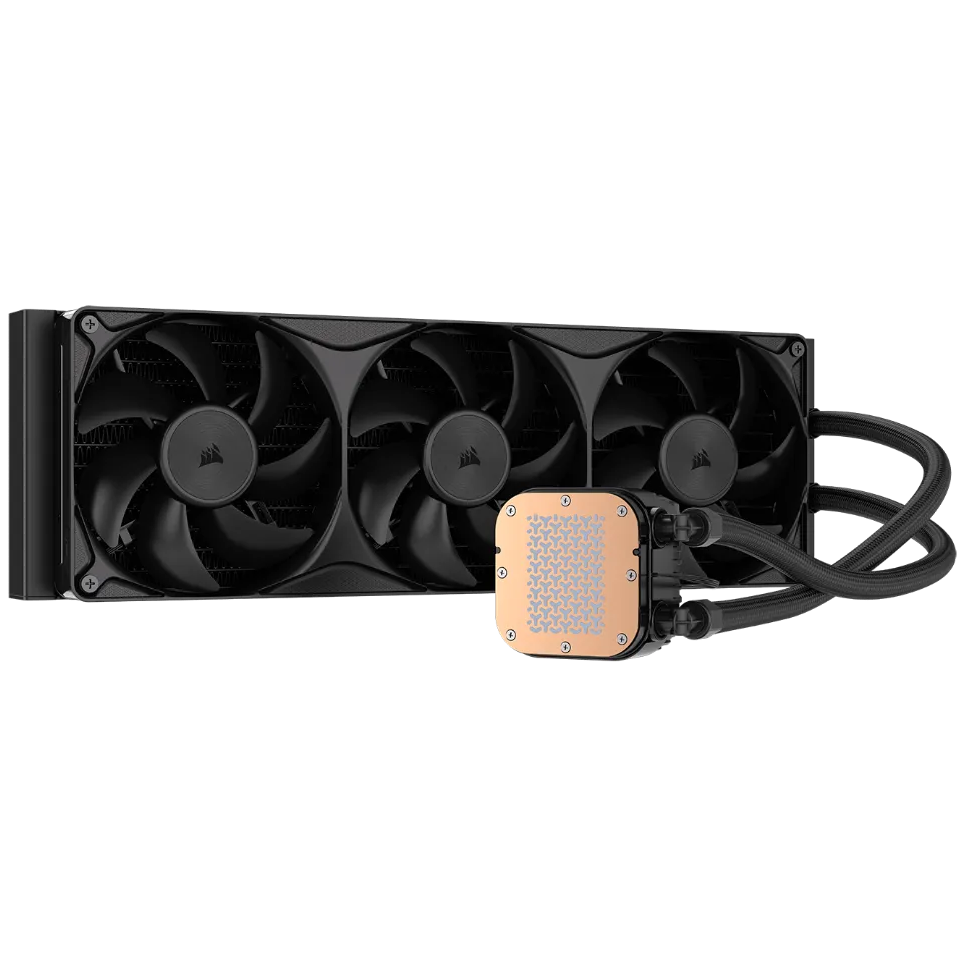 A large main feature product image of Corsair NAUTILUS II 360 RS - 360mm AIO Liquid CPU Cooler (Black)