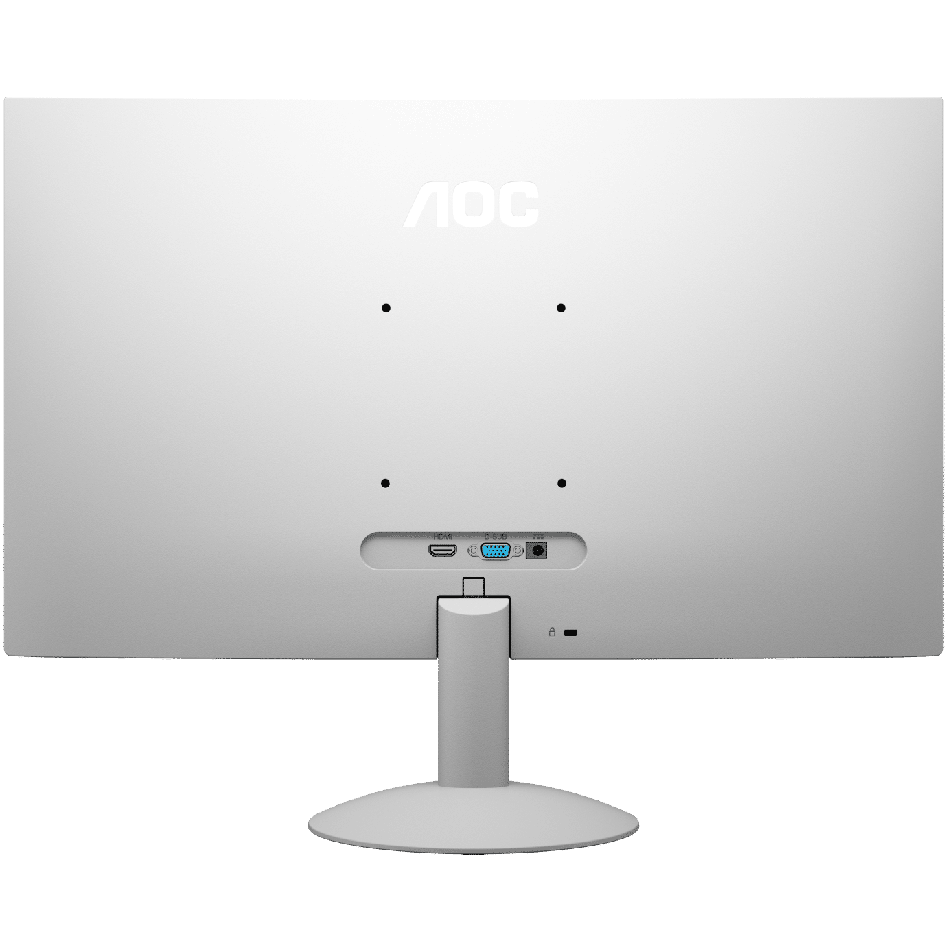 A large main feature product image of EX-DEMO AOC 24B30H3 - 24" 1080p 120Hz 1ms IPS Monitor - White