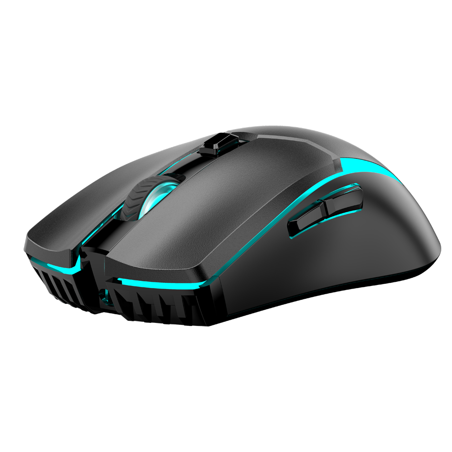 A large main feature product image of EX-DEMO Fantech VENOM II WGC2 Wireless Gaming Mouse - Black