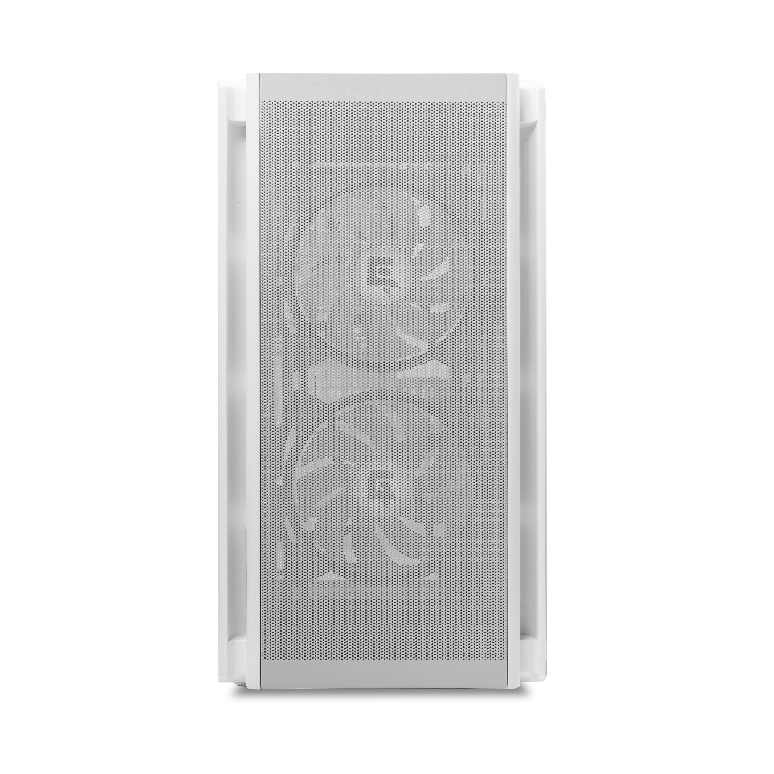 A large main feature product image of EX-DEMO GamerChief Mesh G40 mATX Case (White)
