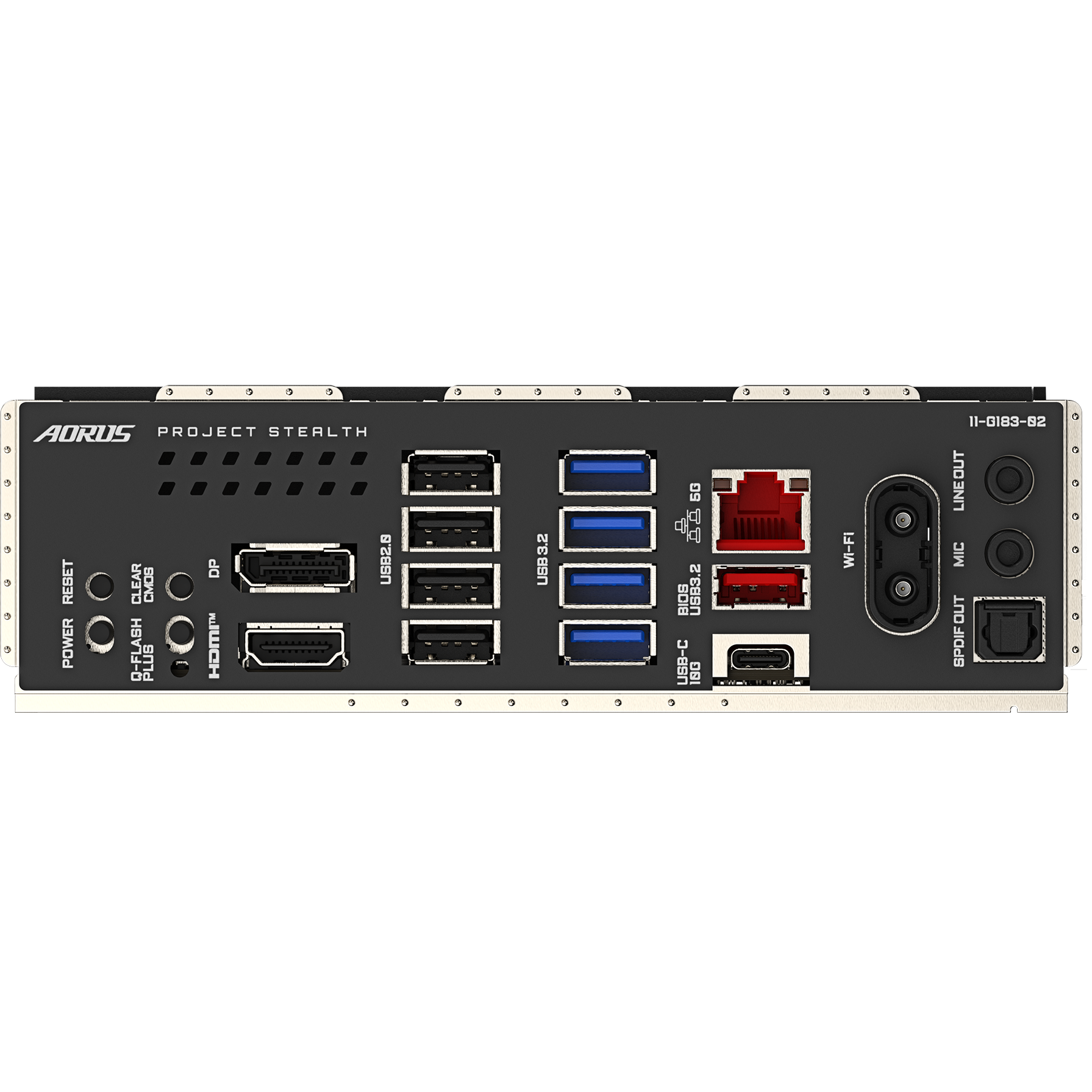 A large main feature product image of Gigabyte B850M AORUS STEALTH AM5 mATX Desktop Motherboard