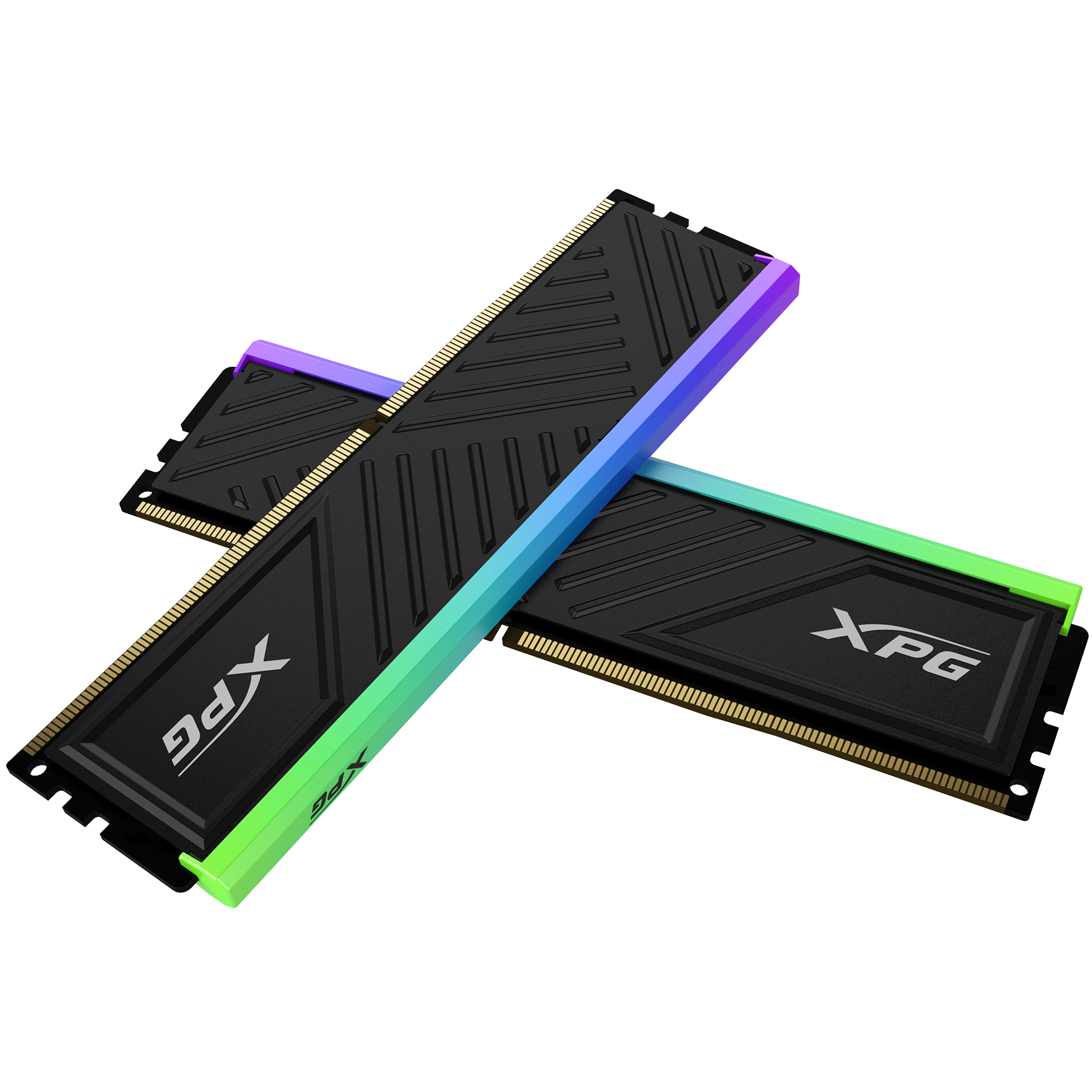 A large main feature product image of ADATA XPG Spectrix D35G RGB 32GB Kit (2x16GB) DDR4-3200 C16 - Black
