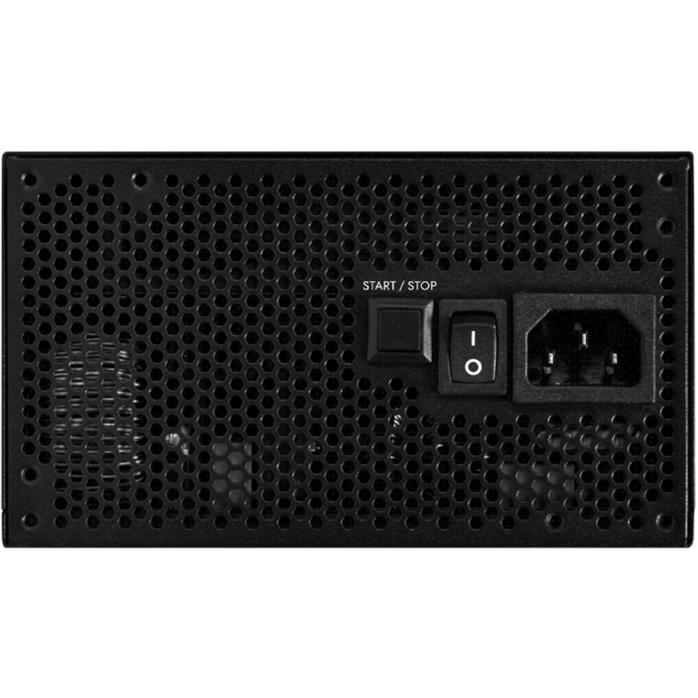 A large main feature product image of Lian Li Edge V2 1000W Gold PCIe 5.1 ATX 3.1 Modular PSU w/ Edge Hub (Black)