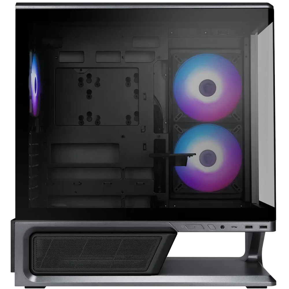 A large main feature product image of MSI MPG VIXTA 300R PZ Mid Tower Case - Black