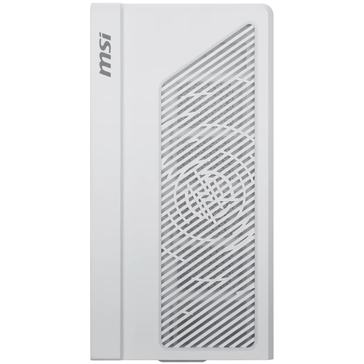 A large main feature product image of MSI MPG VIXTA 300R Airflow PZ Mid Tower Case - White