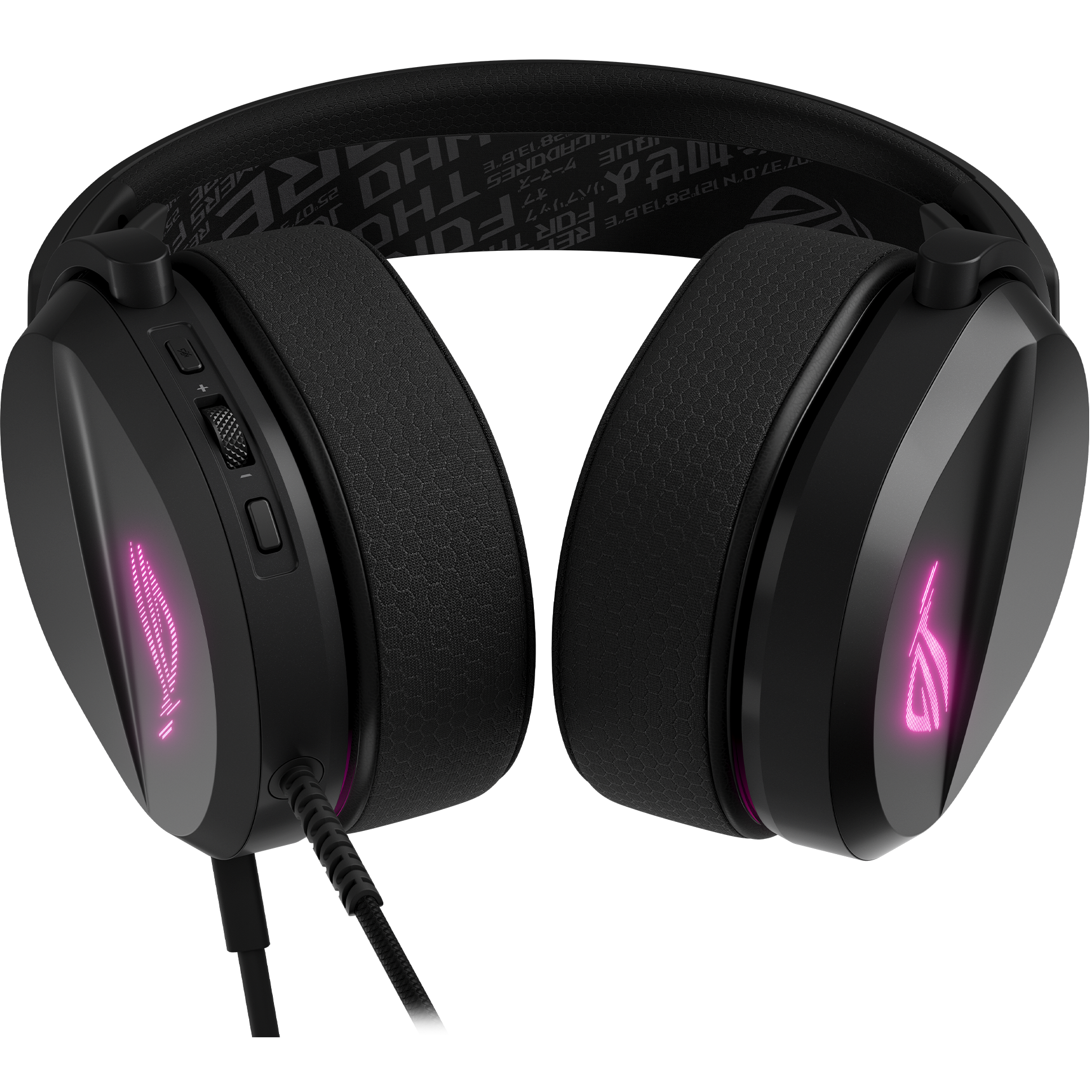 A large main feature product image of ASUS ROG Pelta Core Wired USB-C Gaming Headset