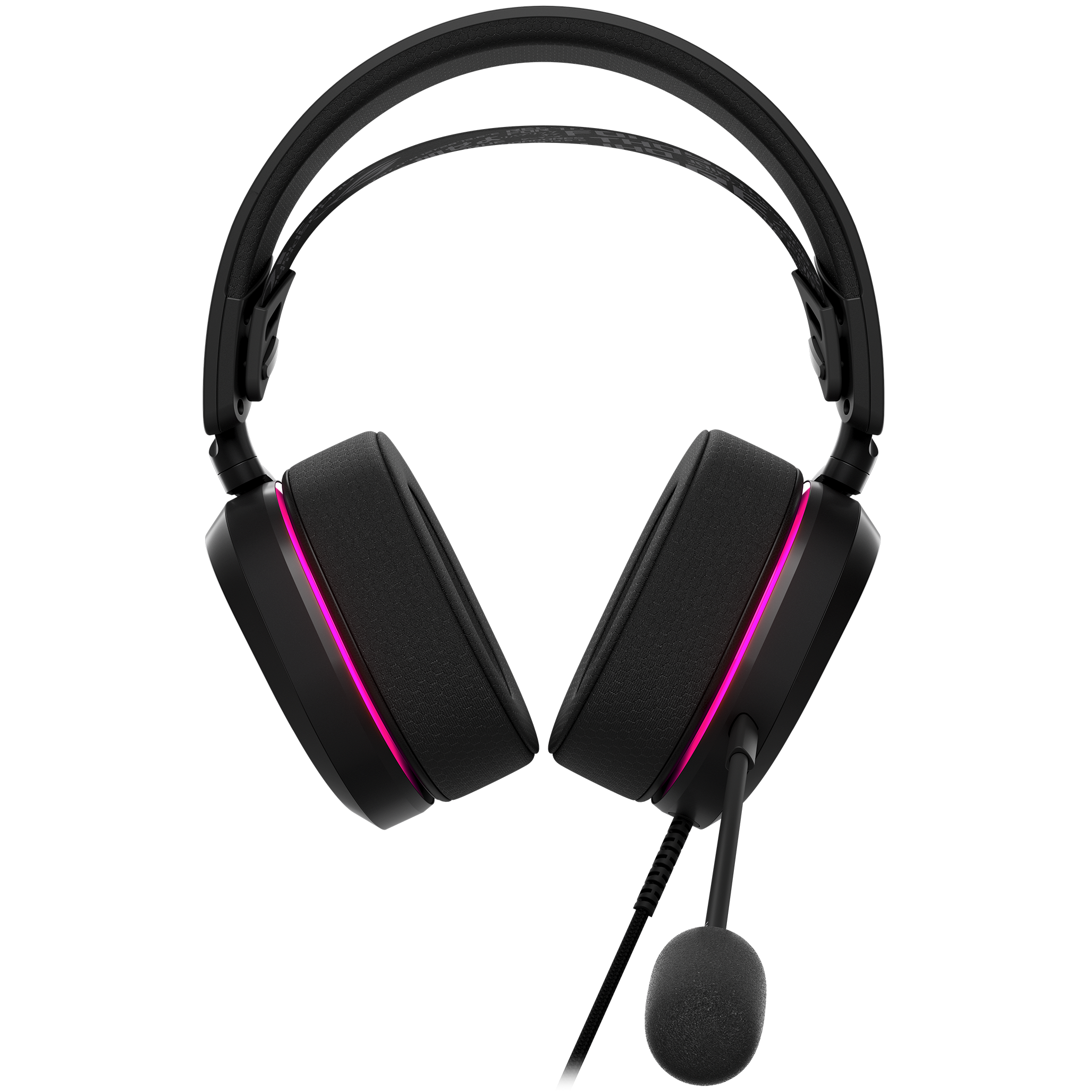 A large main feature product image of ASUS ROG Pelta Core Wired USB-C Gaming Headset