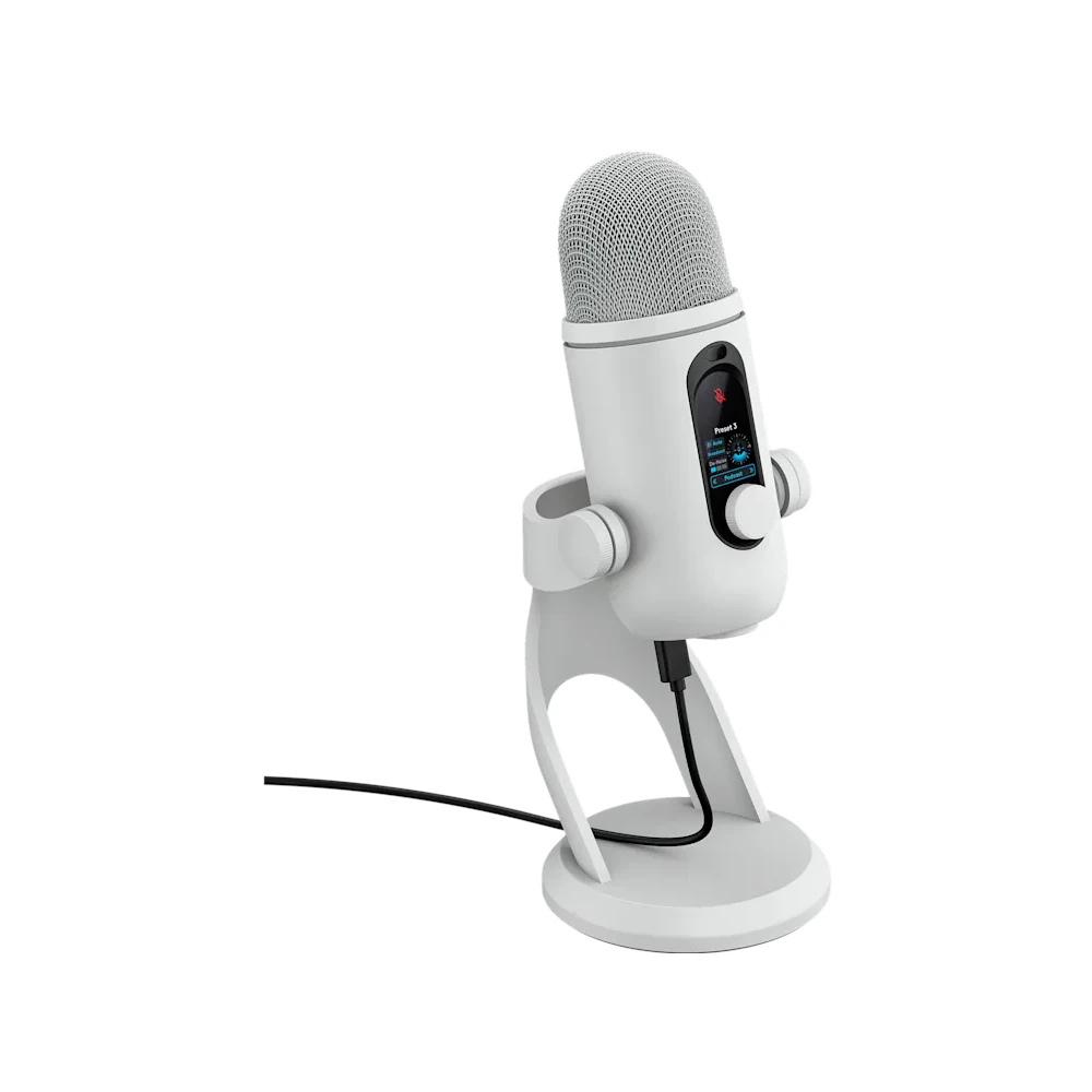 A large main feature product image of Logitech G YETI 2 Gaming Microphone (White)