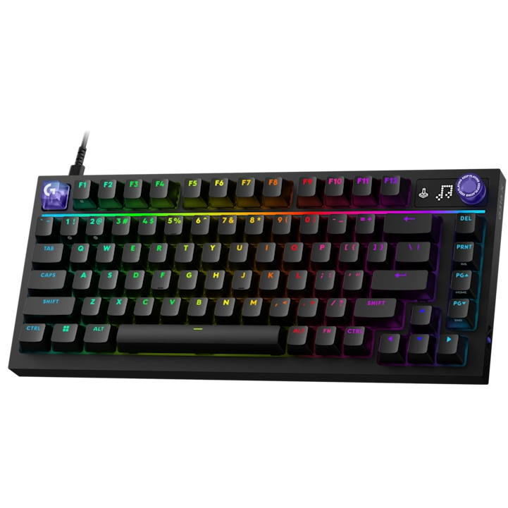 A large main feature product image of Logitech G G316 X 75 Gaming Keyboard (Black)