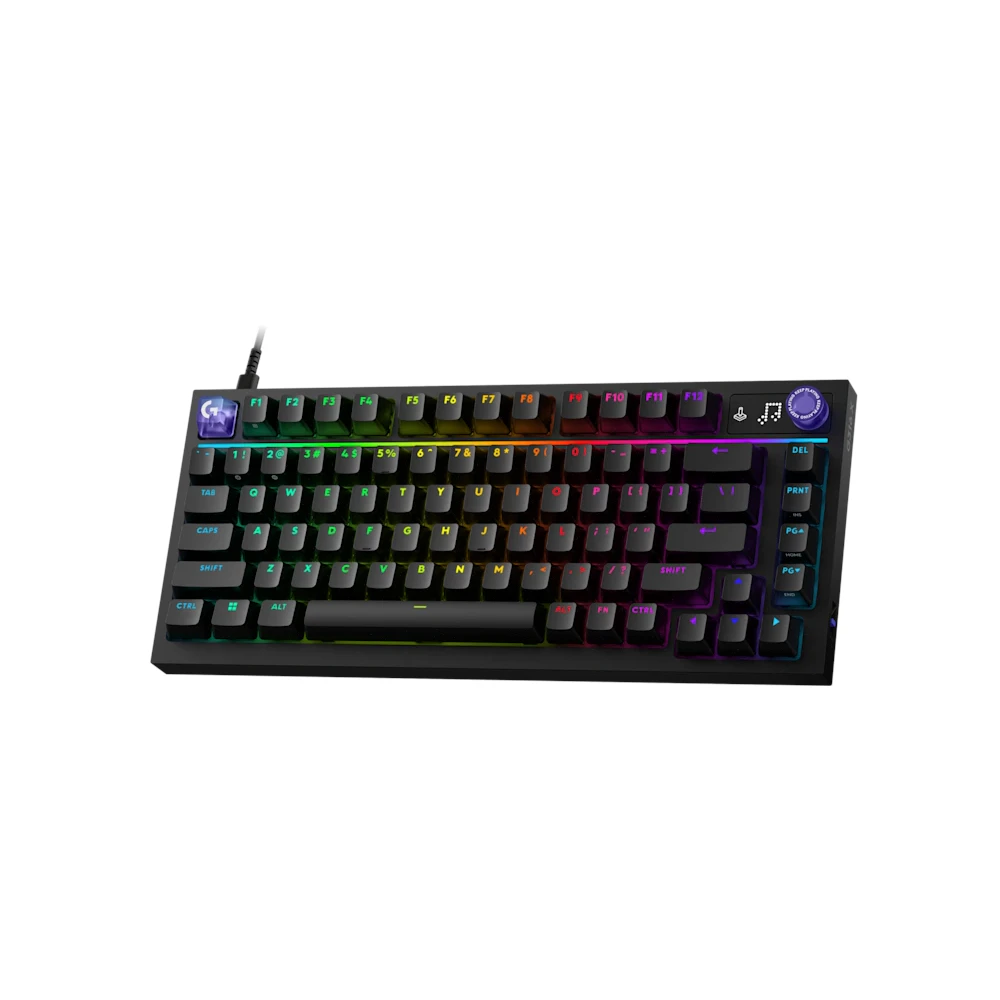 A large main feature product image of Logitech G G316 X 75 Gaming Keyboard (Black)