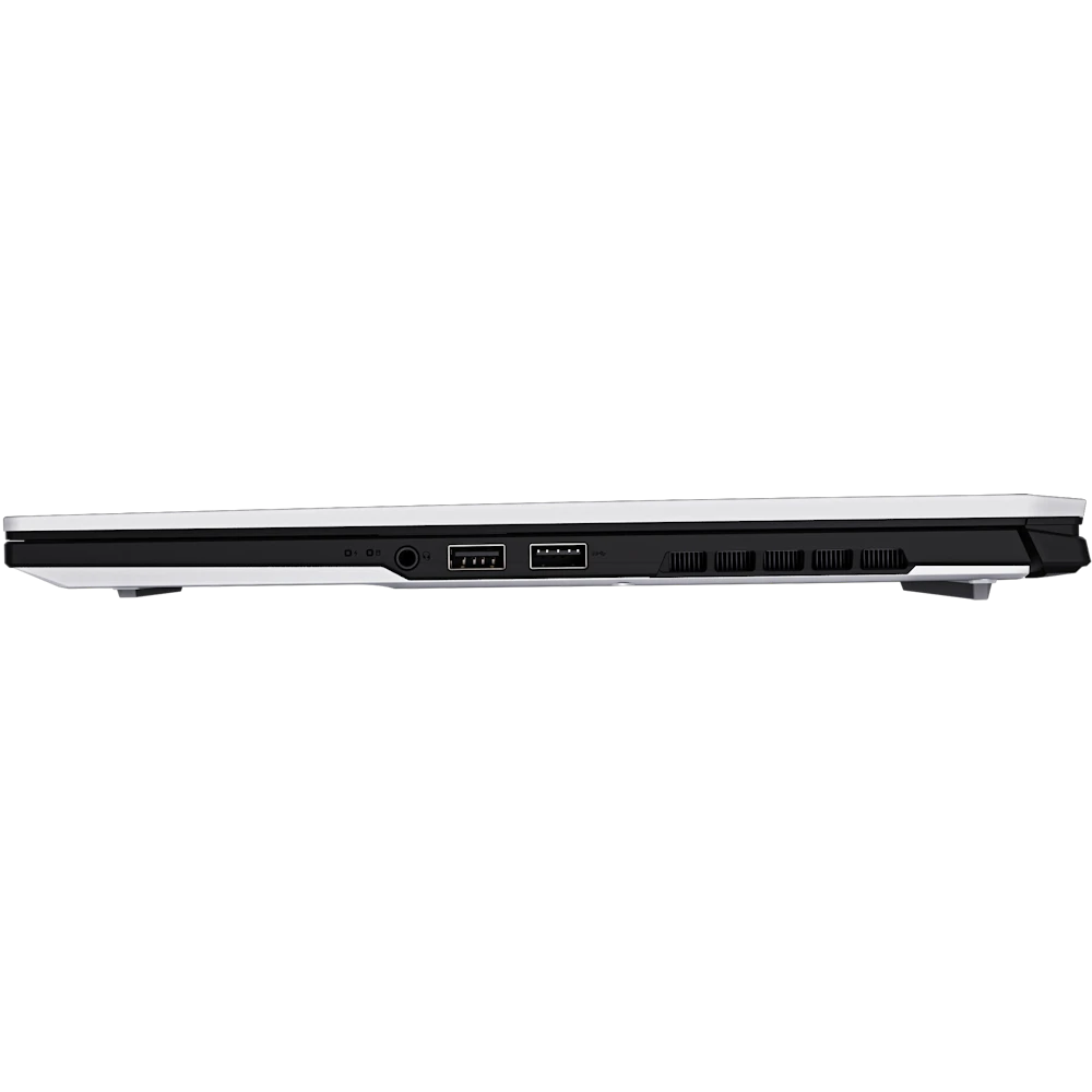 A large main feature product image of Gigabyte AERO X16 (1VH) - 16" 165Hz, Ryzen 7 AI 350, RTX 5060, 16GB/512GB Win 11 Gaming Notebook (Lunar White)