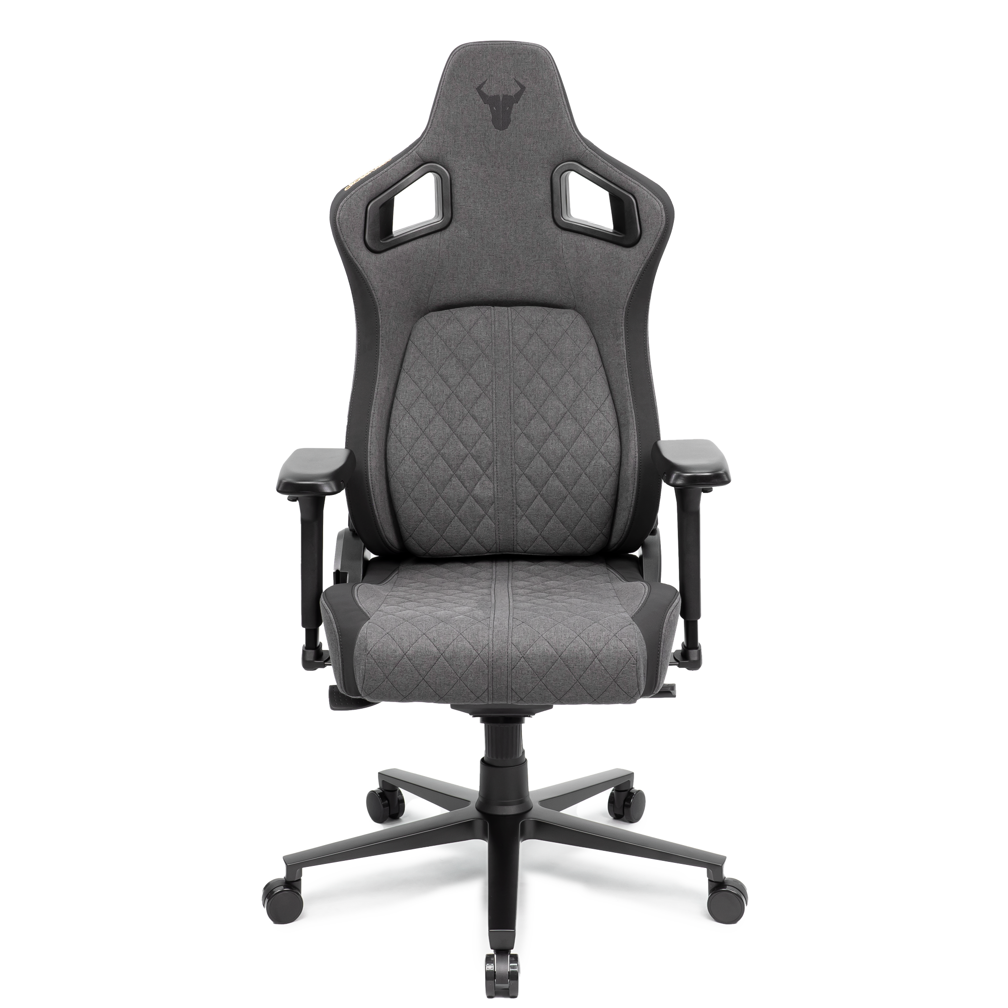 A large main feature product image of EX-DEMO BattleBull Crosshair+ Gaming Chair - Dark Grey Weave
