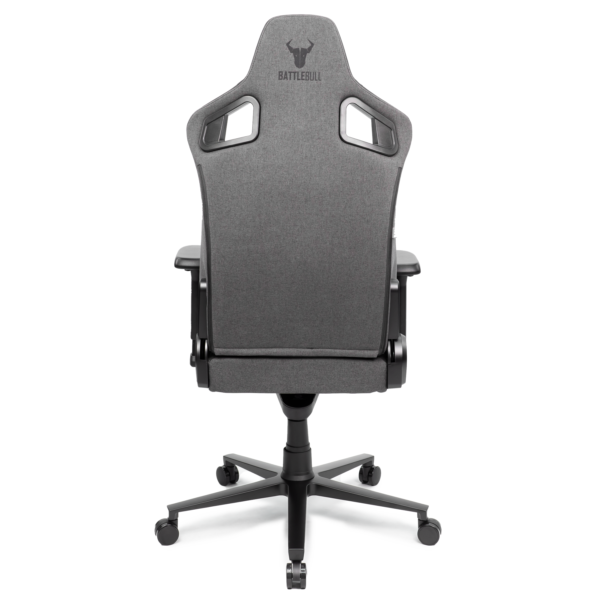 A large main feature product image of EX-DEMO BattleBull Crosshair+ Gaming Chair - Dark Grey Weave
