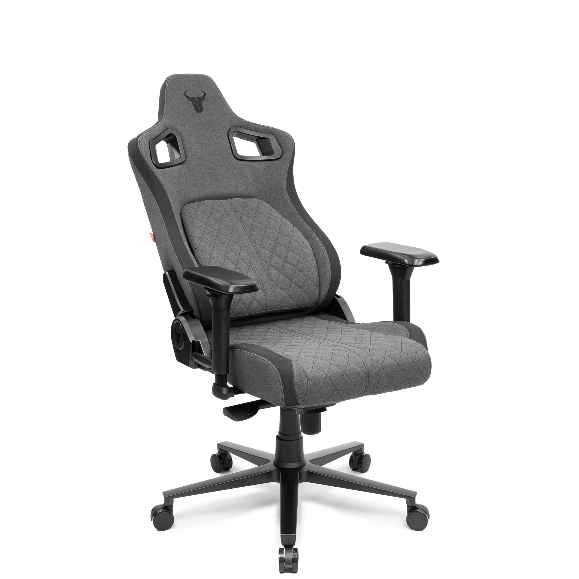 A large main feature product image of EX-DEMO BattleBull Crosshair+ Gaming Chair - Dark Grey Weave