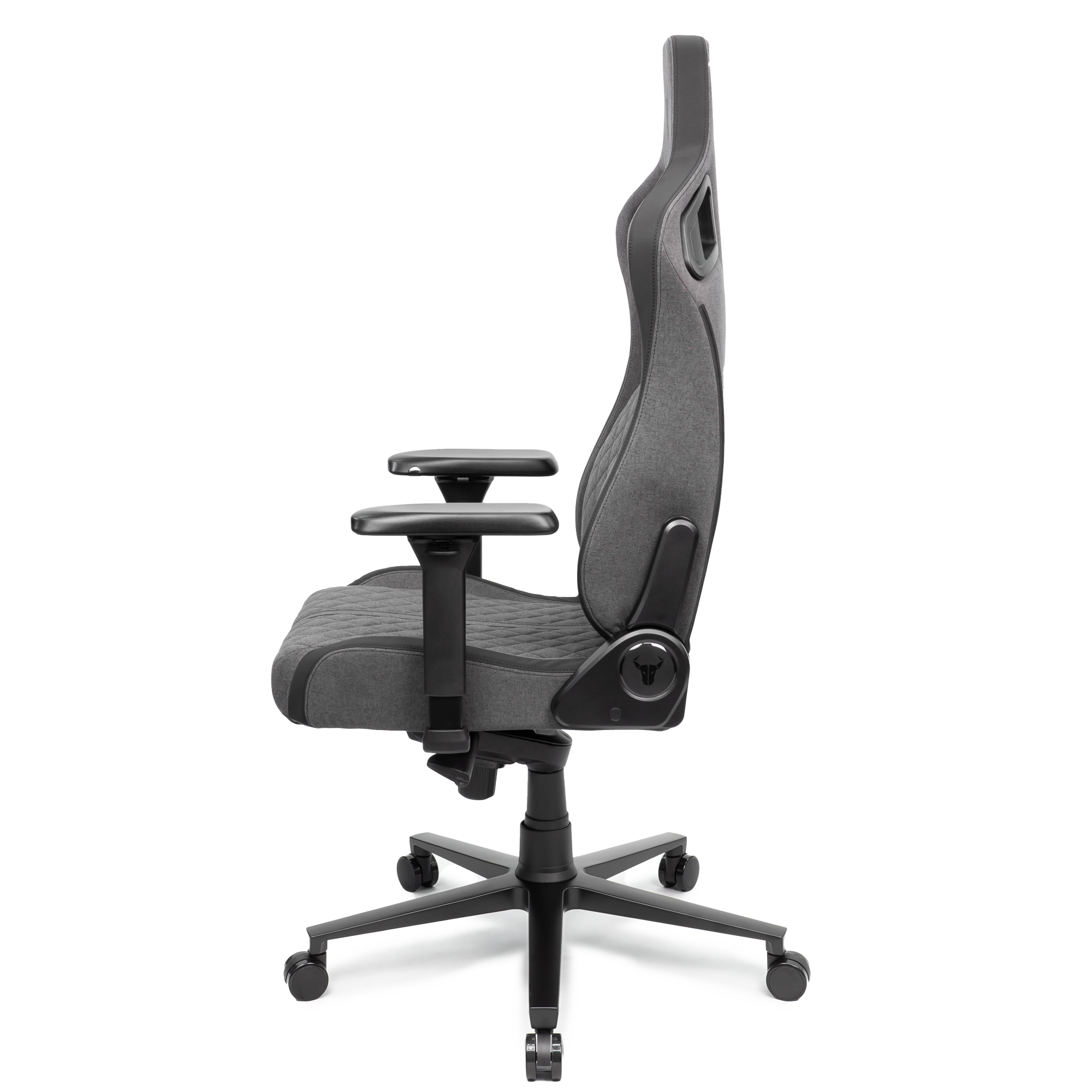 A large main feature product image of EX-DEMO BattleBull Crosshair+ Gaming Chair - Dark Grey Weave
