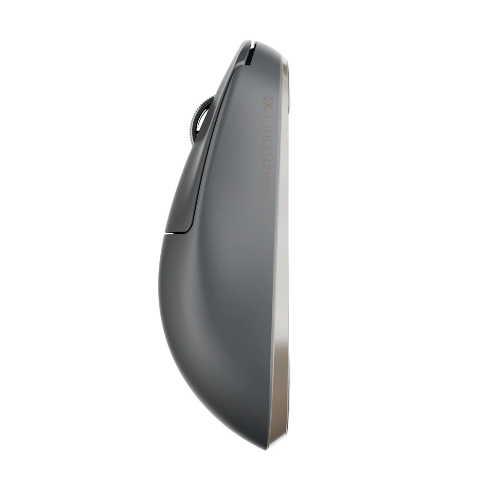 A large main feature product image of EX-DEMO Pulsar X2 CrazyLight Mini - 35g Ultra-Lightweight 8K Wireless Gaming Mouse (Volt Shadow)