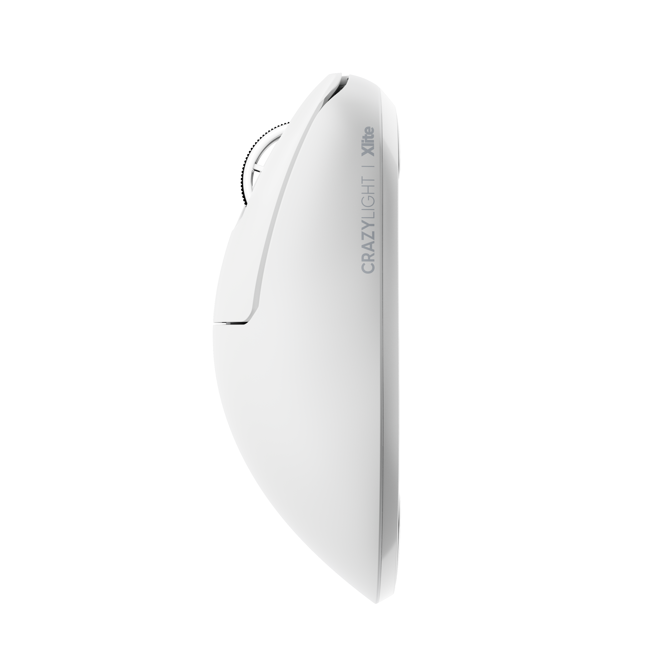 A large main feature product image of EX-DEMO Pulsar Xlite CrazyLight - 43g Ultra-Lightweight 8K Wireless Gaming Mouse (Uyuni White)