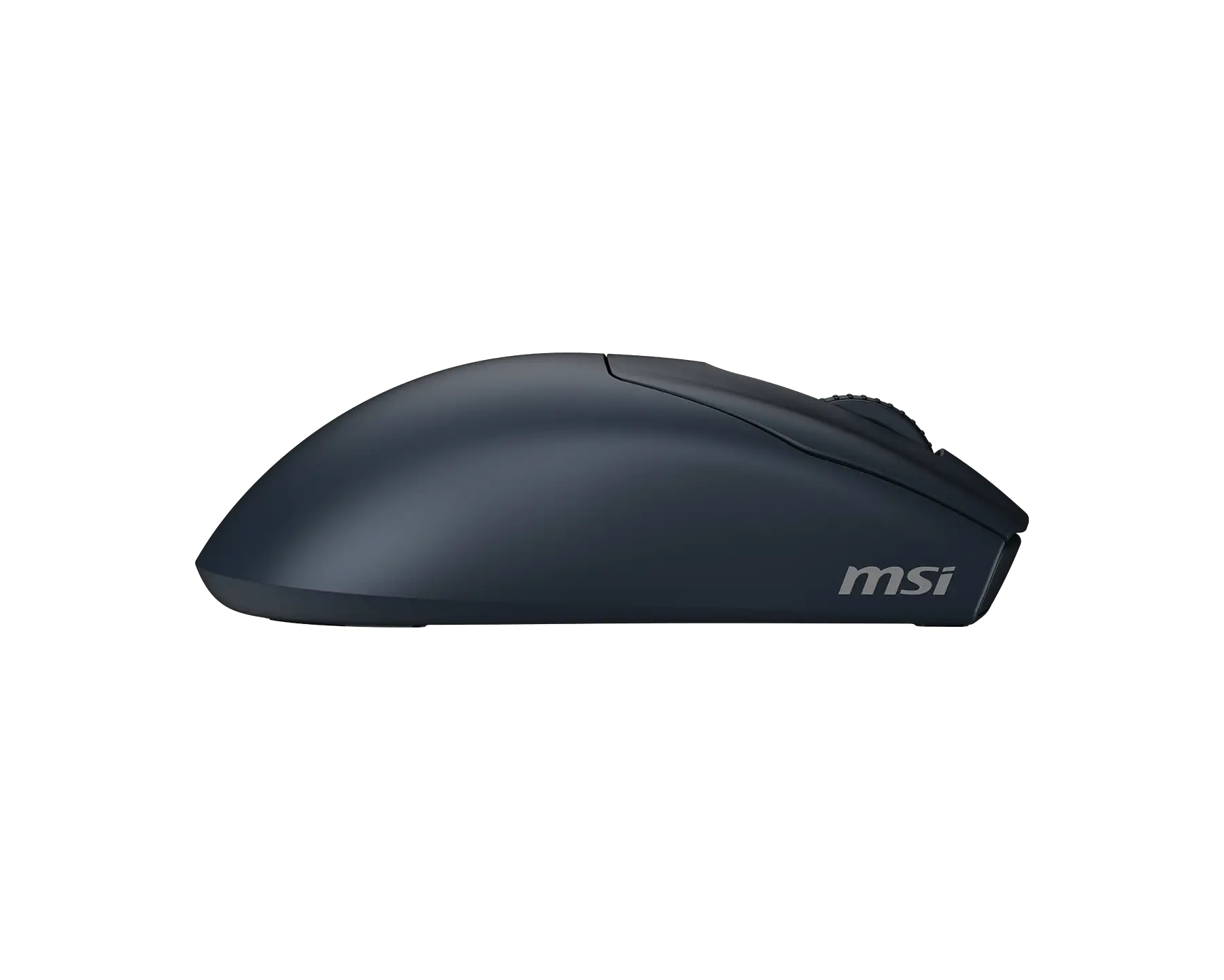 A large main feature product image of MSI FORGE GM340 Wireless Gaming Mouse - Navy