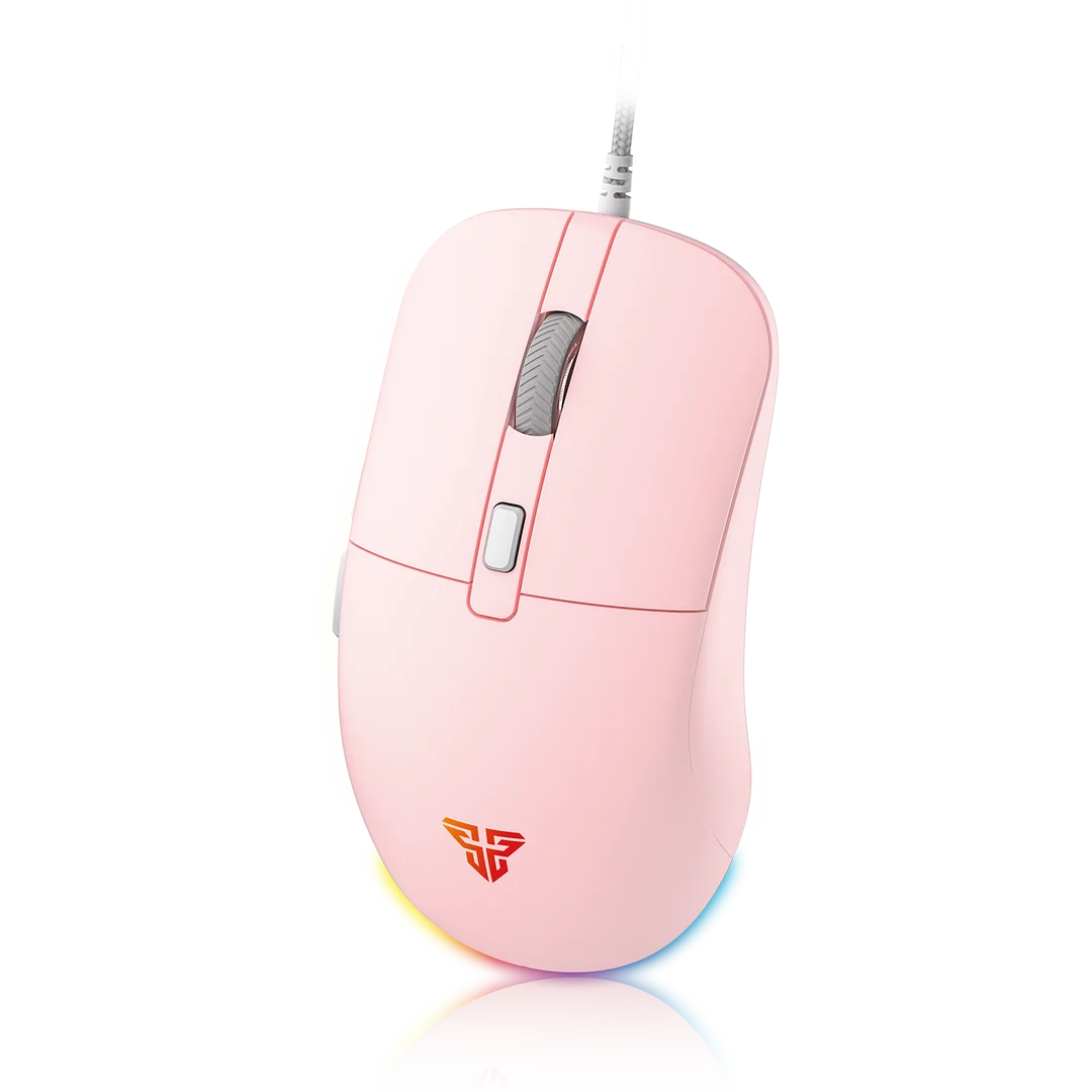 A large main feature product image of Fantech KANATA VX9S RGB Light 6D Wired Gaming Mouse - Pink