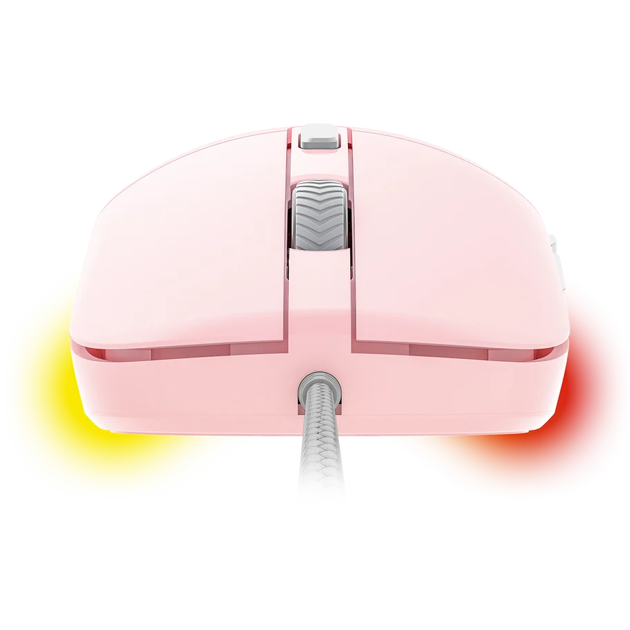 A large main feature product image of Fantech KANATA VX9S RGB Light 6D Wired Gaming Mouse - Pink
