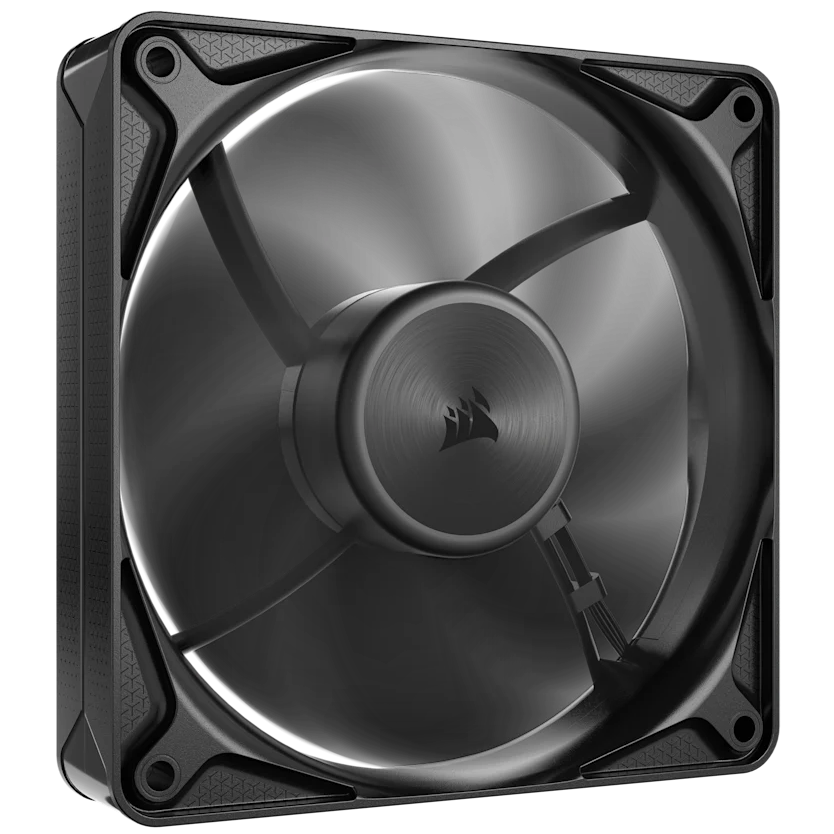 A large main feature product image of Corsair RS120 II - 120mm PWM Single Block Fan (Black)