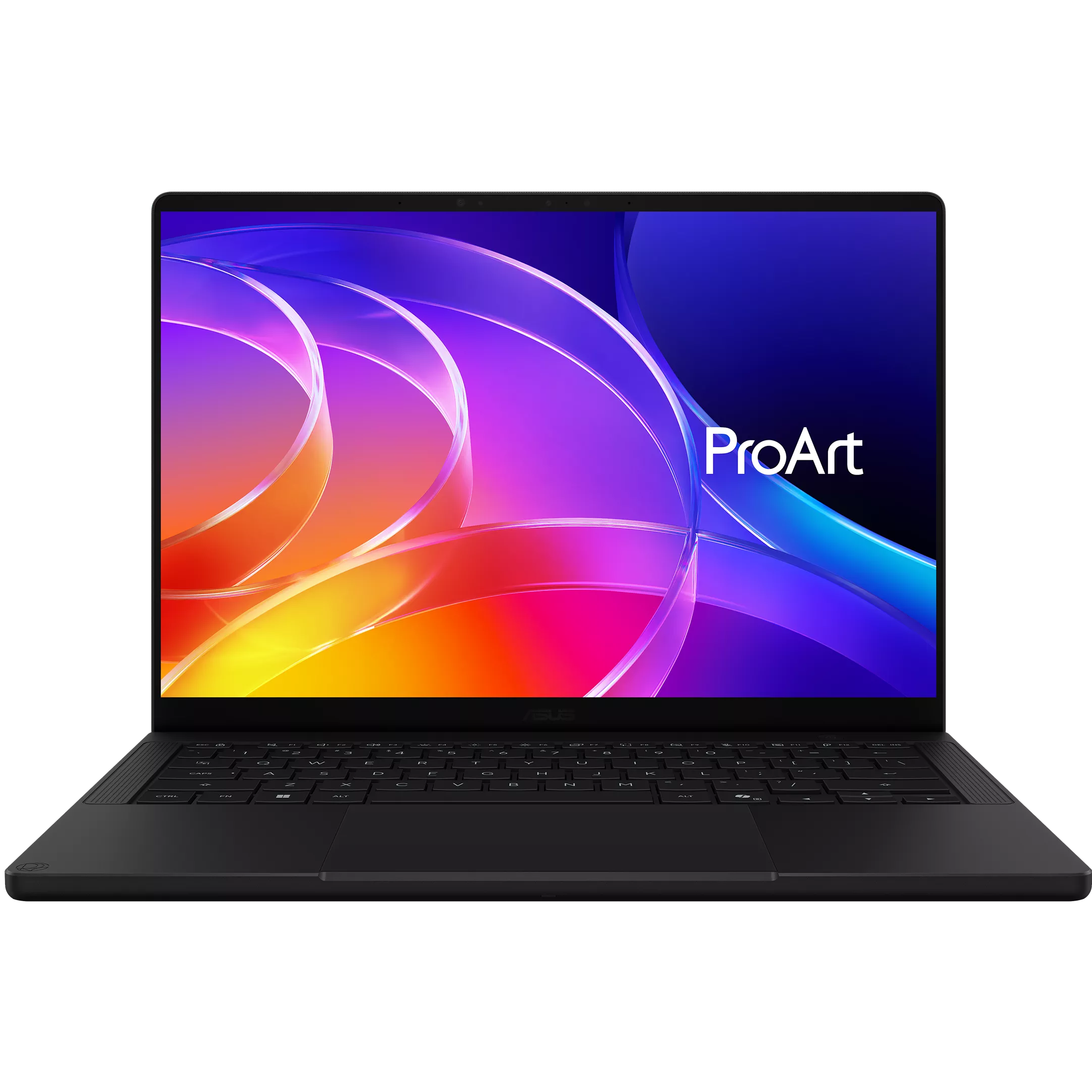 A large main feature product image of ASUS ProArt P14 (H7407) - 14" 3K OLED 120Hz Touch, NVIDIA RTX Spark N1X 20-core CPU. 64GB/1TB - Win 11 Pro Notebook