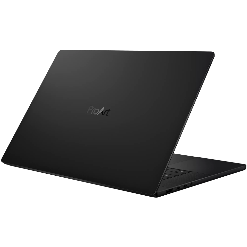 A large main feature product image of ASUS ProArt P16 (H7607) - 16" 3K OLED 120Hz Touch, NVIDIA RTX Spark N1X 18-core CPU, 24GB/1TB - Win 11 Home Notebook