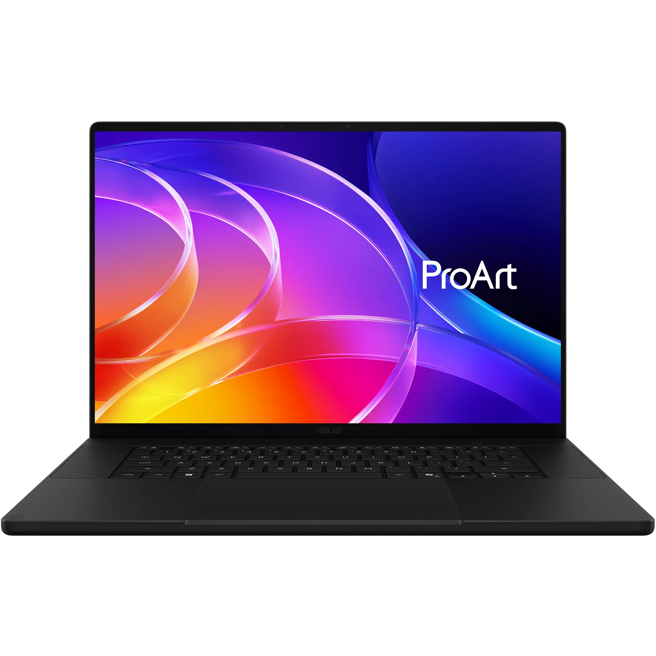 A large main feature product image of ASUS ProArt P16 (H7607) - 16" 3K OLED 120Hz Touch, NVIDIA RTX Spark N1X 20-core CPU. 128GB/1TB - Win 11 Pro Notebook
