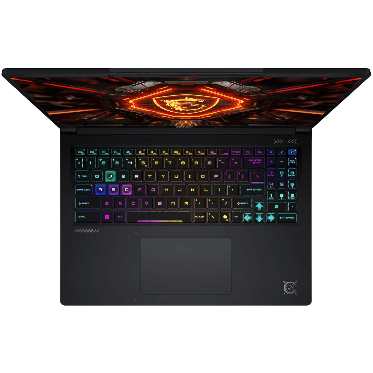 A large main feature product image of MSI Crosshair 16 MAX HX (E2WGXK) - 16" 165Hz OLED, Ultra 9 275HX, RTX 5070, 16GB/1TB - Win 11 Gaming Notebook
